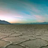 Wallpapers Badwater Salt Pan, Death Valley National Park, Sunrise