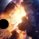 Download 1920x1080 Earth Collapse, Meteor, Black Hole Wallpapers for